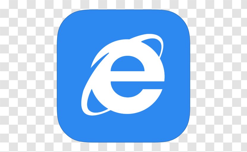 Blue Area Text Symbol - Microsoft Edge - MetroUI Browser Internet Explorer 10 Transparent PNG