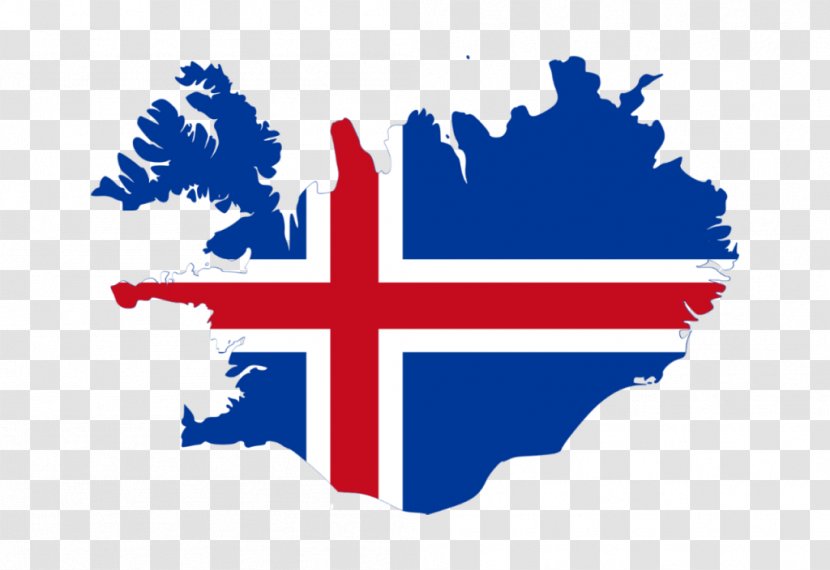 Flag Of Iceland Silhouette Transparent PNG