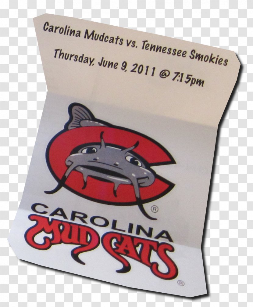 Five County Stadium Carolina Mudcats 1980s Brand Font - 40th Birthday Transparent PNG