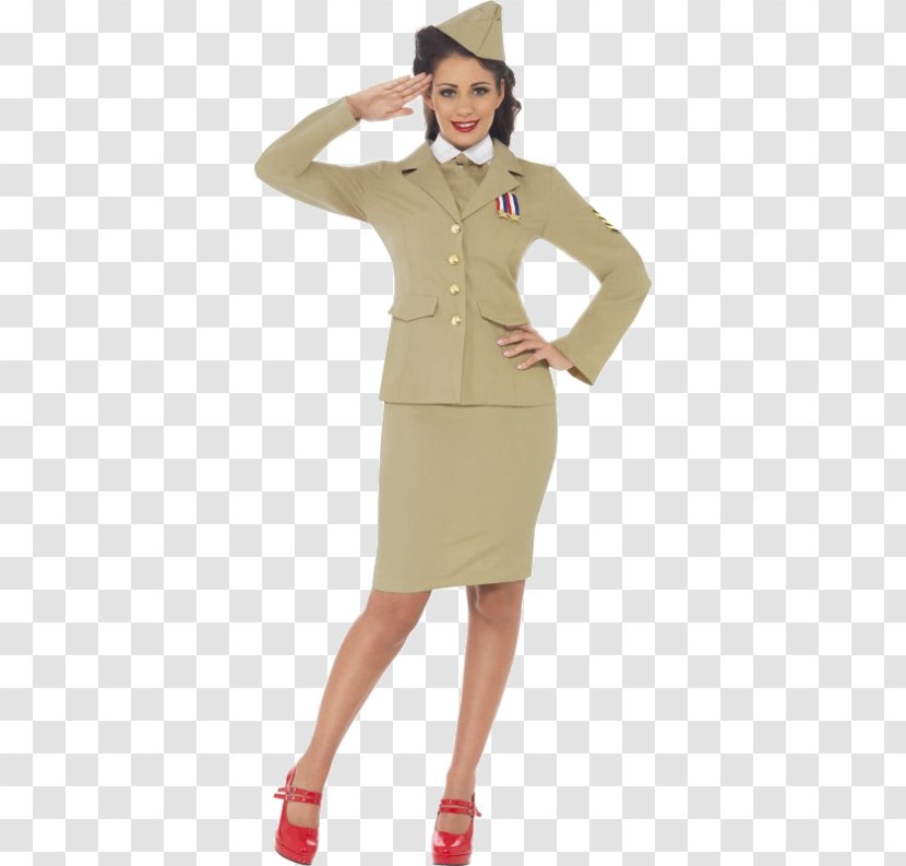 1940s Costume Party Clothing Dress - Sleeve Transparent PNG