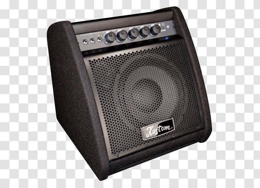 Guitar Amplifier Kustom Amplification Audio Sound Box - Watercolor - Drums Transparent PNG