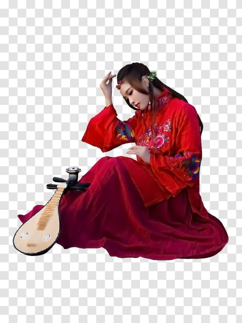 Costume RED.M - Sitting - Red Transparent PNG