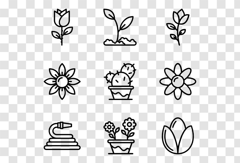 Icon Design Symbol - Plant - Garden Elements Transparent PNG