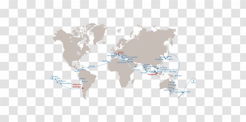 World Map Globe - Mapa Polityczna Transparent PNG