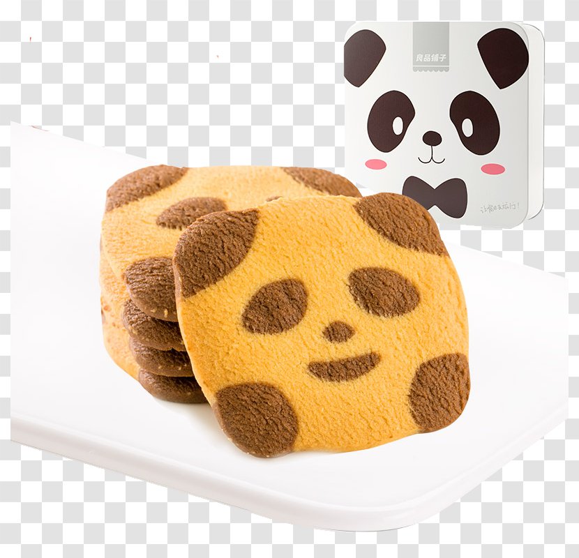 Breakfast Bakery Chocolate Ice Cream Cookie Biscuit - Cutter - Panda Biscuits Transparent PNG