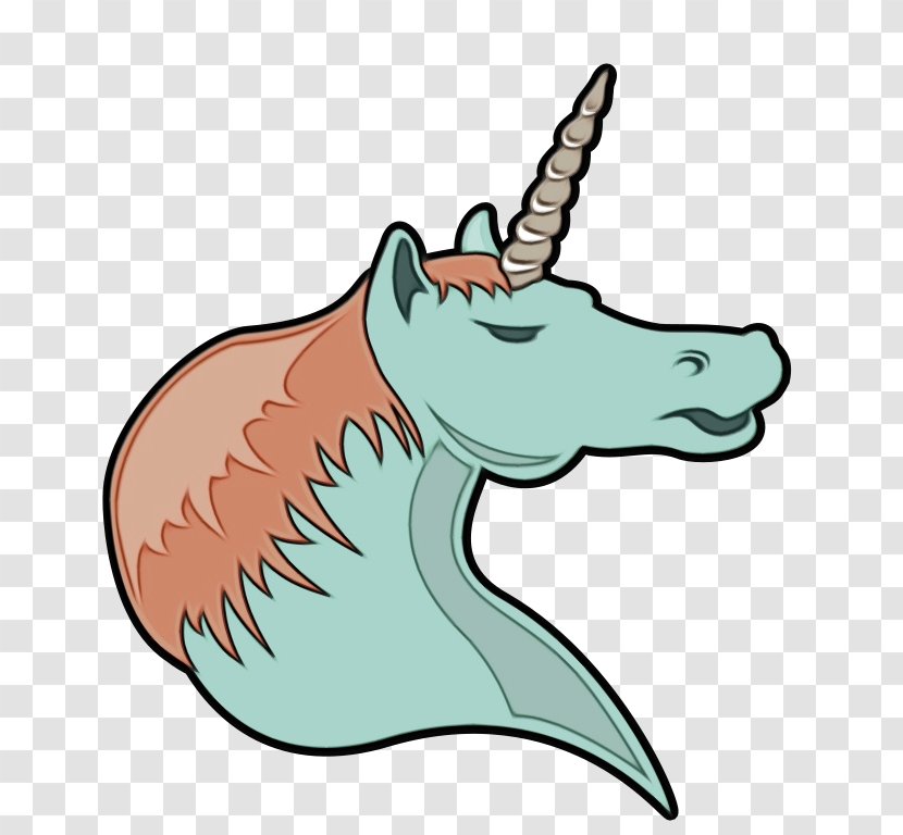 Unicorn Cartoon - Wildlife Transparent PNG