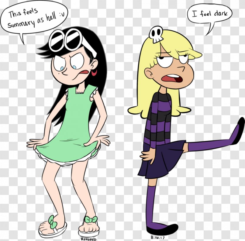 Leni Loud Clothing Swap Shoe Art - Silhouette - Lovely Transparent PNG