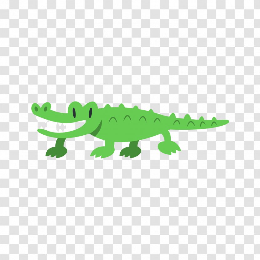 Crocodiles Cartoon Animal Clip Art - Green Crocodile Transparent PNG