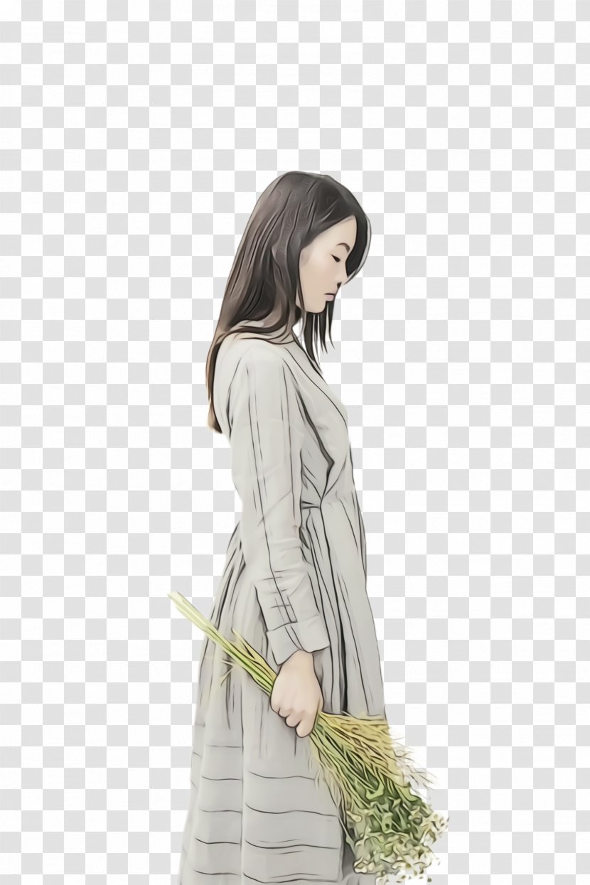 Hair Cartoon - Dress - Long Top Transparent PNG