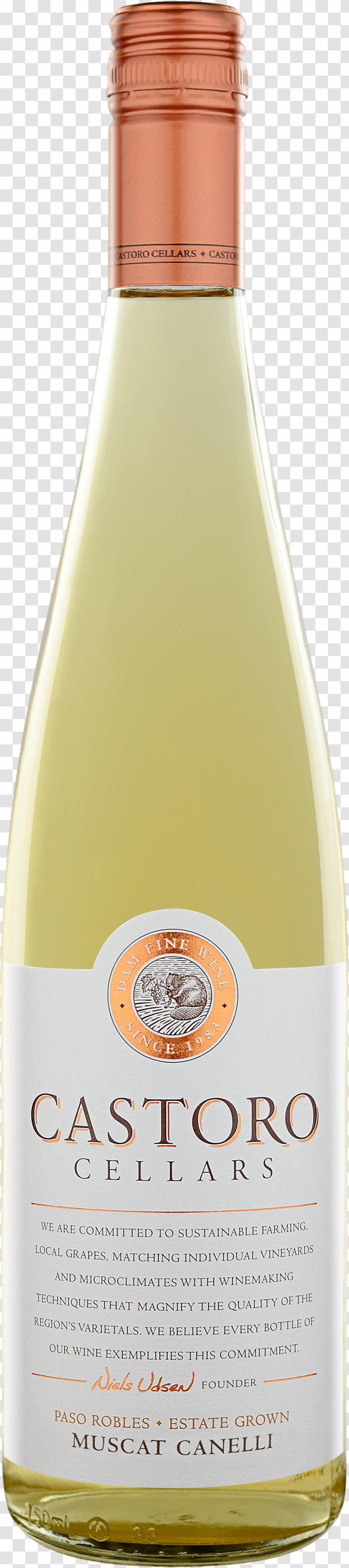 Castoro Cellars Wine Zinfandel Cabernet Sauvignon Blanc - Bottle Transparent PNG