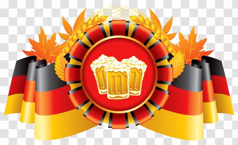 Oktoberfest Wheat Beer German Cuisine - Product - Decor Flag With And Beers Clipart Transparent PNG