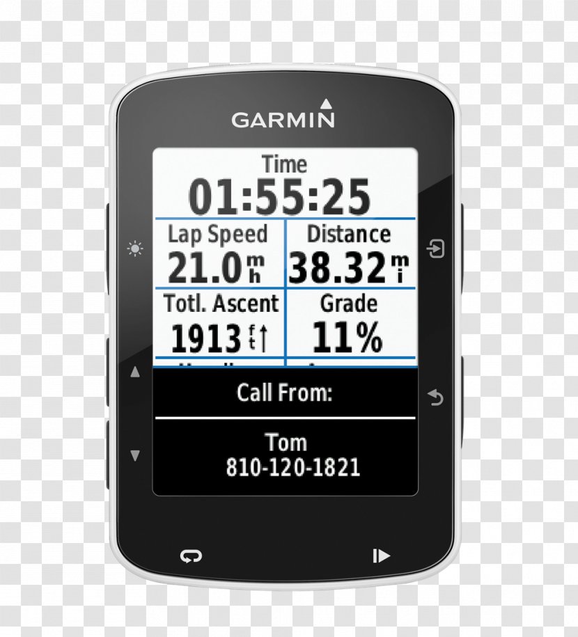 GPS Navigation Systems Bicycle Computers Garmin Edge 520 Ltd. - Touchscreen Transparent PNG