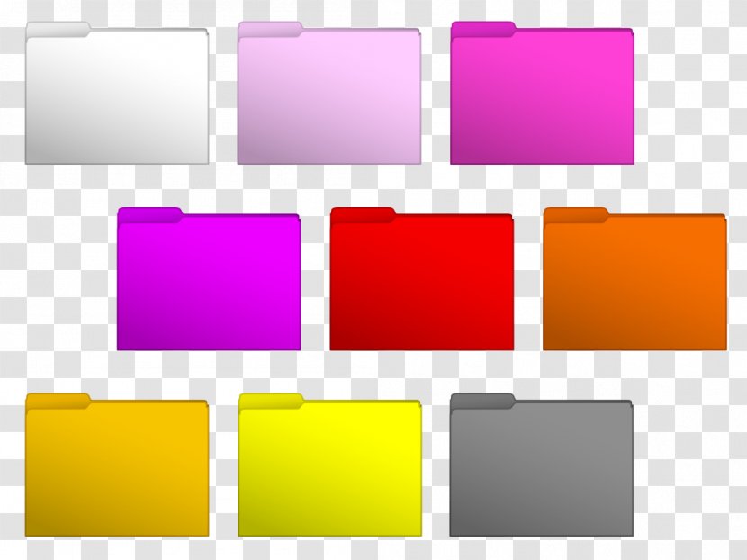 Directory Color - Windows 10 - Colored Icons Transparent PNG