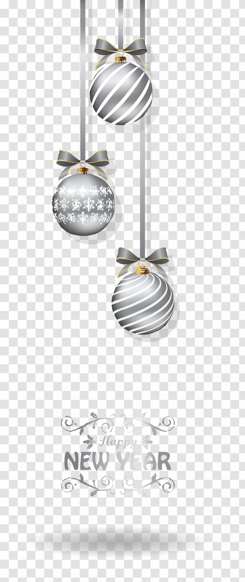 Christmas Euclidean Vector Computer File - Decoration - Silver Lob Transparent PNG