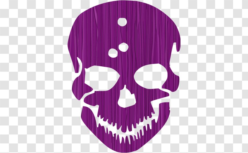 Skull Decal Sticker Die Cutting Calavera - Violet Transparent PNG