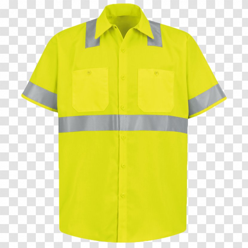 Long-sleeved T-shirt High-visibility Clothing Polo Shirt - Tennis Transparent PNG