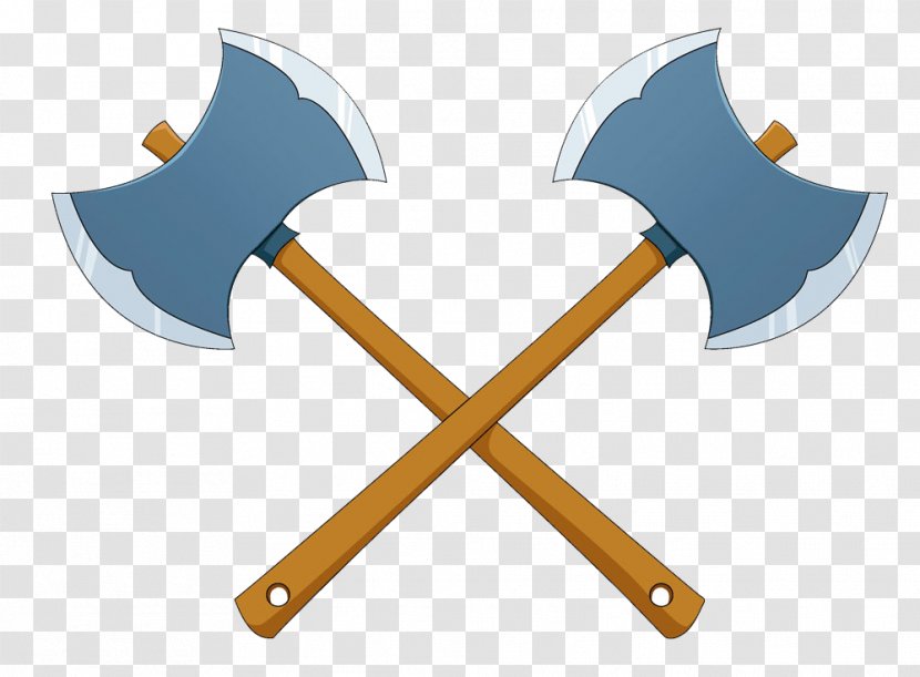 Axe Cartoon Animation - Product Design - Two Ax Transparent PNG