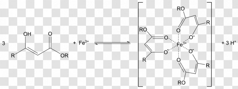 Ethyl Acetoacetate Group Acetoacetic Acid Enol Structural Formula - Black And White - Rectangle Transparent PNG