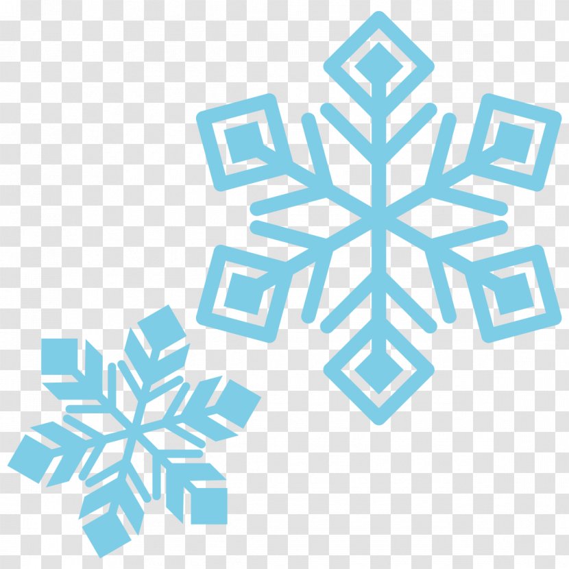 Snowflake Drawing Shape - Blue Transparent PNG