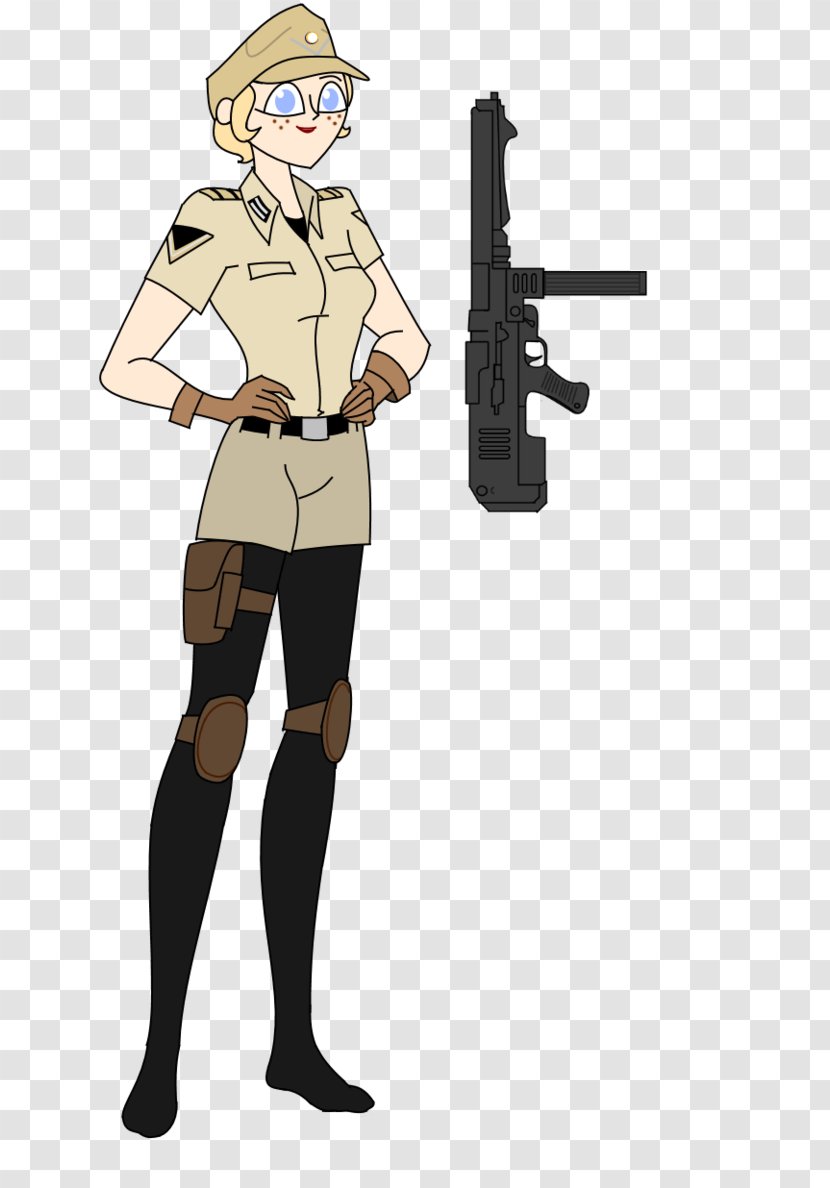 Soldier Mercenary Cartoon Gun - Weapon Transparent PNG