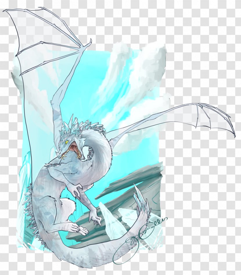 Drawing Cartoon Dragon - Legendary Creature Transparent PNG