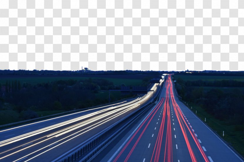 Highway Road Freeway Lane Transport - Thoroughfare Infrastructure Transparent PNG