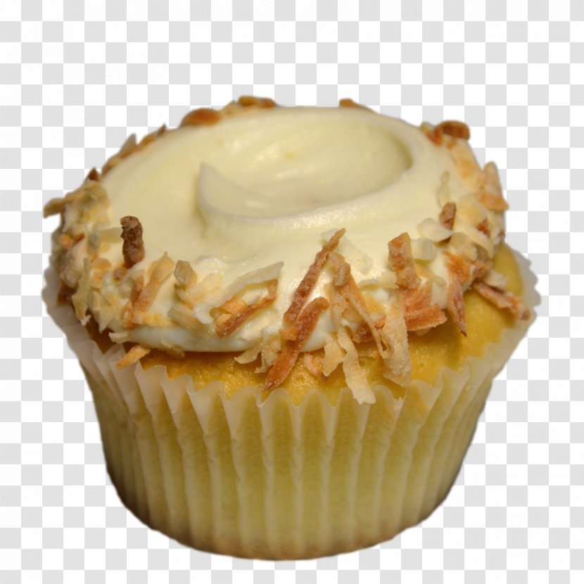 Cupcake Frosting & Icing American Muffins Buttercream Baking - Coconut Butter Transparent PNG