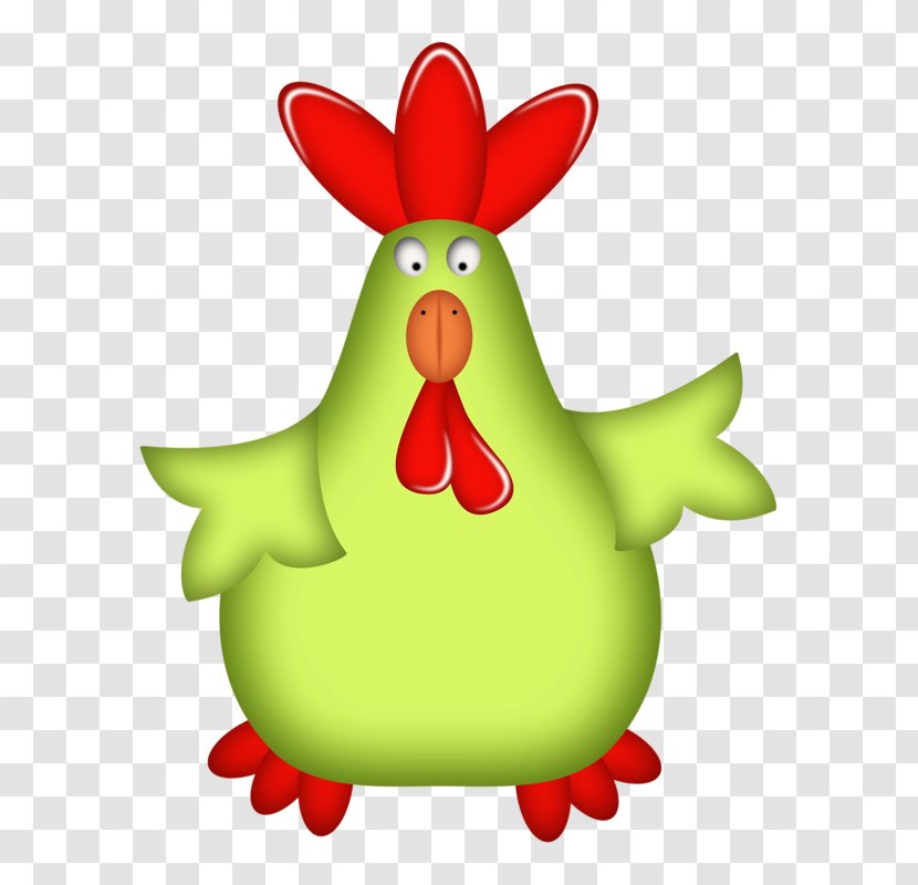 The Yellow Rooster Clip Art - Chicken - Painted Cock Transparent PNG