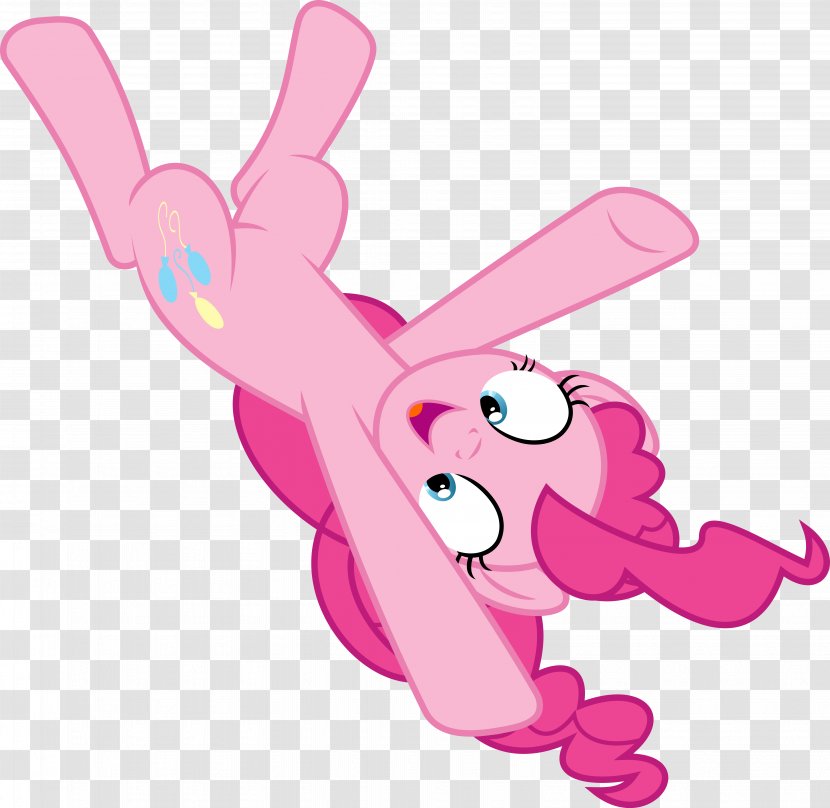 Pinkie Pie Rarity Rainbow Dash DeviantArt Pony - Heart Transparent PNG