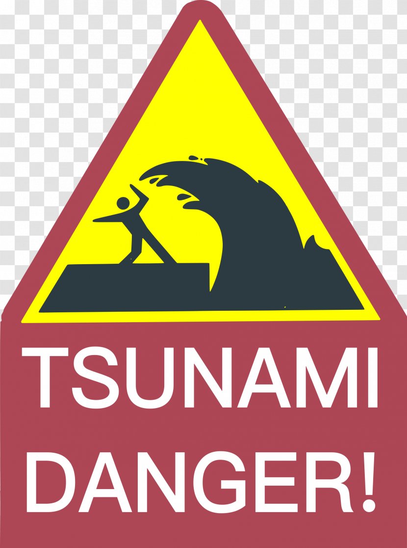 Hazard Symbol Tsunami Clip Art - Warning Sign Transparent PNG