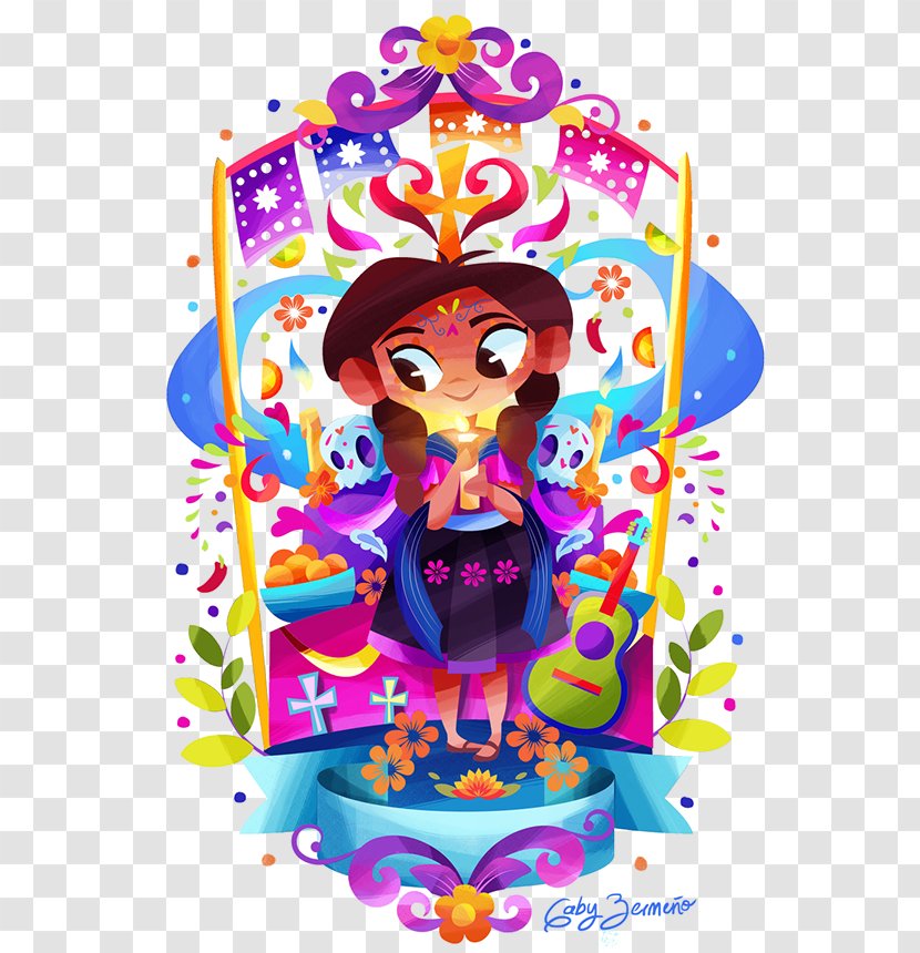 Illustration Day Of The Dead Mexico Art Calavera - Toy - Mexican Folk Transparent PNG