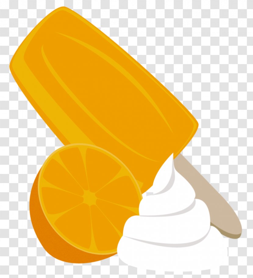 Orange Pony Ice Cream Clip Art - Fruit Transparent PNG