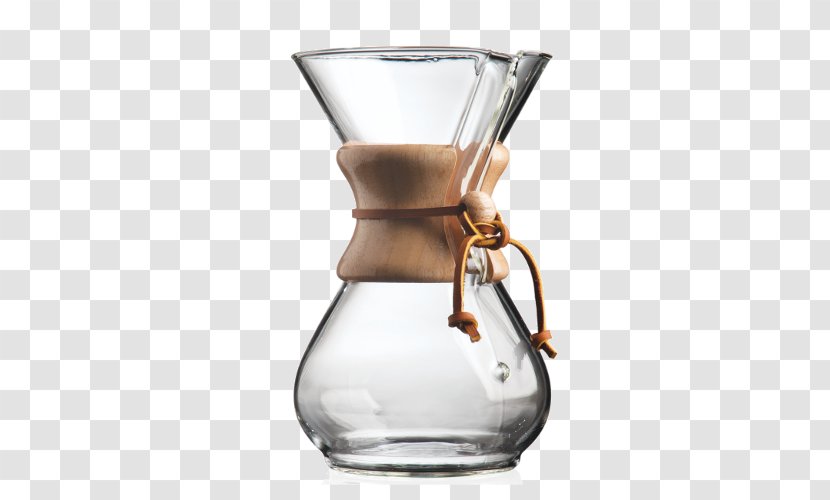 Chemex Coffeemaker Espresso Six Cup Glass Handle - Coffee Transparent PNG