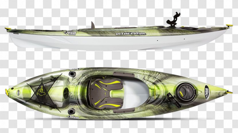 Kayak Pelican International Intrepid 100X Angler Fishing Angling Products - Herring Transparent PNG