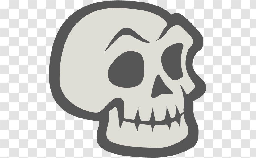 Human Skeleton Skull - Jaw Transparent PNG