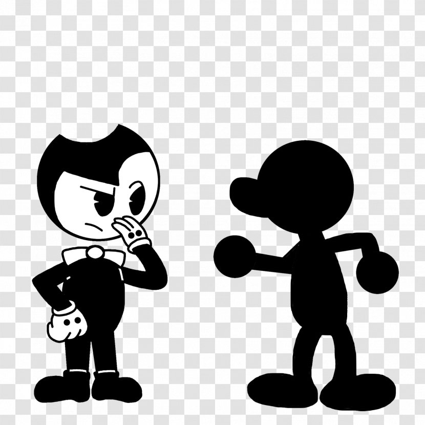 Bendy And The Ink Machine Oggy Game & Watch Mr. Nintendo - Mr&mrs Transparent PNG