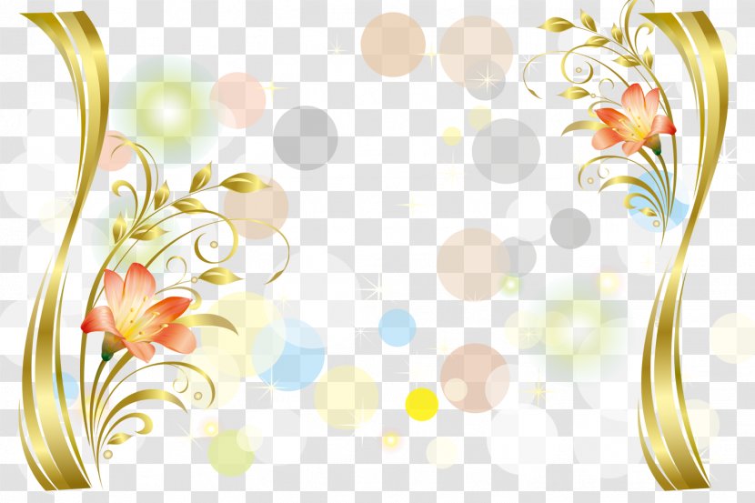 Mural Wall Interior Design Services Painting Wallpaper - Living Room - Golden Lily Transparent PNG