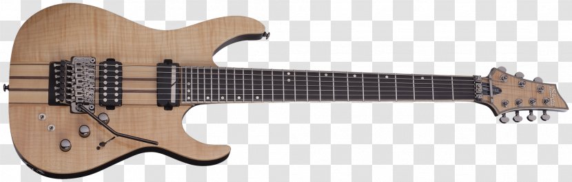 Schecter Guitar Research Floyd Rose Electric Seven-string - Neck Transparent PNG