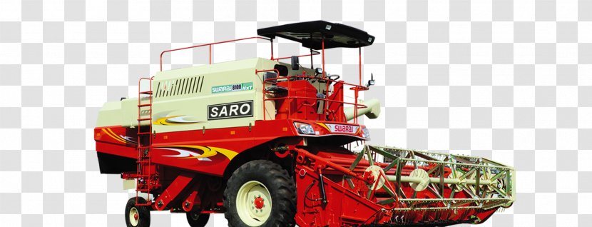 Agricultural Machinery Combine Harvester Motor Vehicle Heavy - Mode Of Transport - Truck Transparent PNG