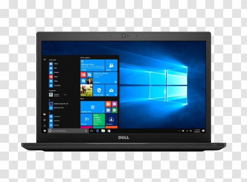 Dell Latitude Laptop Intel Core I7 - Flat Panel Display Transparent PNG