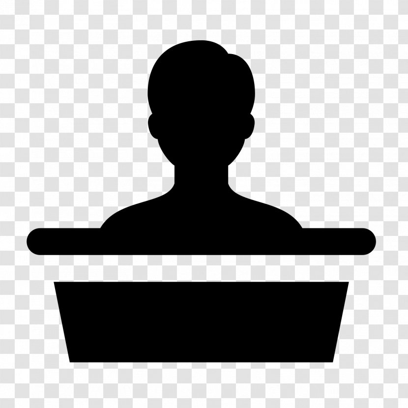 Podium Public Speaking Microphone - Sitting - Avoid Picking Silhouettes Transparent PNG
