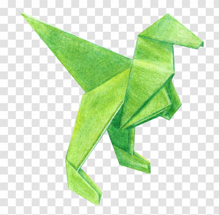 Origami Dinosaurs Paper - Tutorial - Dinosaur Transparent PNG