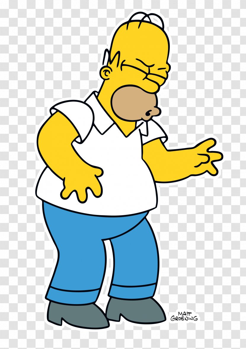 Homer Simpson Bart Marge Lisa Clip Art - Happiness Transparent PNG