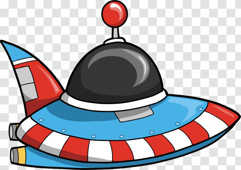 Outer Space Flying Saucer Spacecraft Clip Art - Unidentified Object - Color Ship Transparent PNG