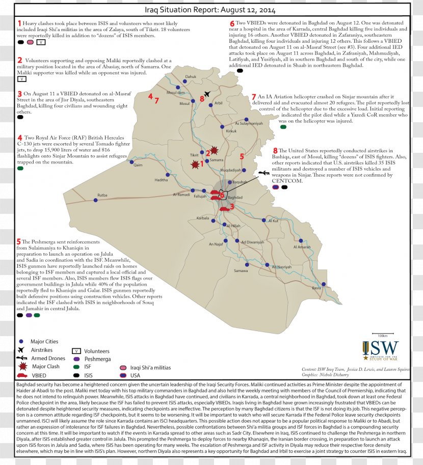 Iraq War Mind Map Institute For The Study Of Mosul Transparent PNG