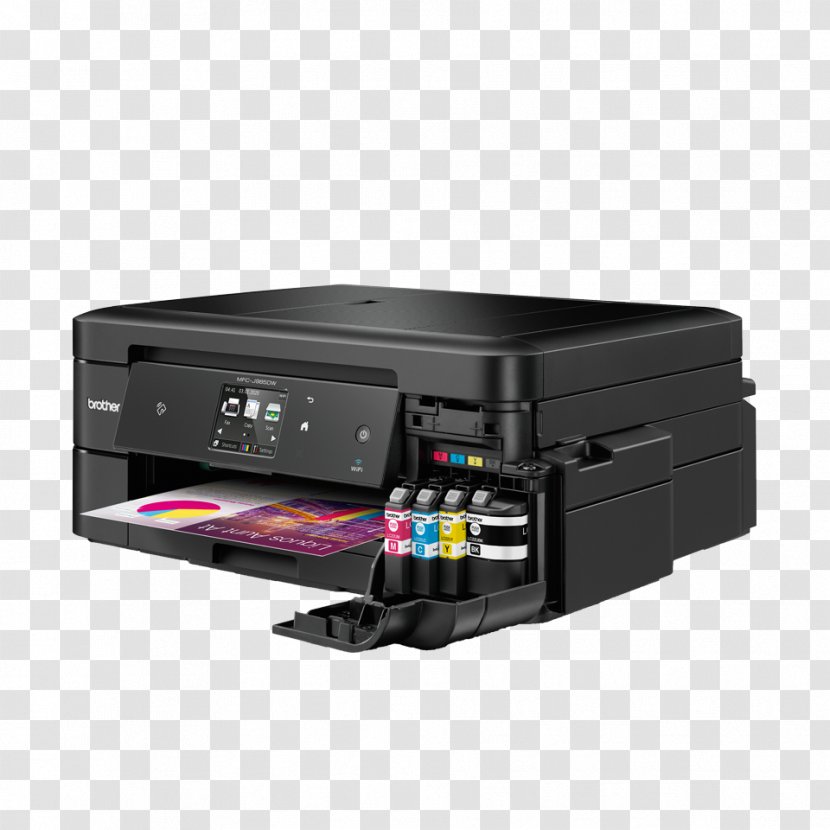 Hewlett-Packard Multi-function Printer Inkjet Printing Ink Cartridge - Brother Industries Transparent PNG