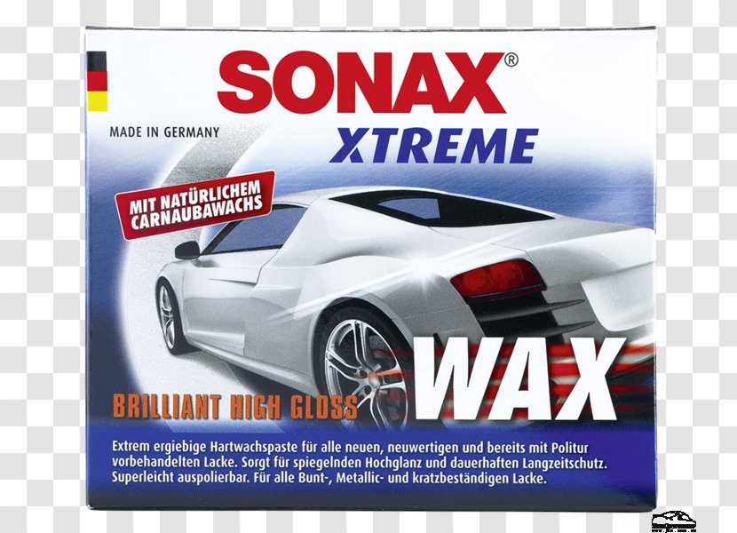 Carnauba Wax Washing Sonax - Vehicle Registration Plate - Car Transparent PNG