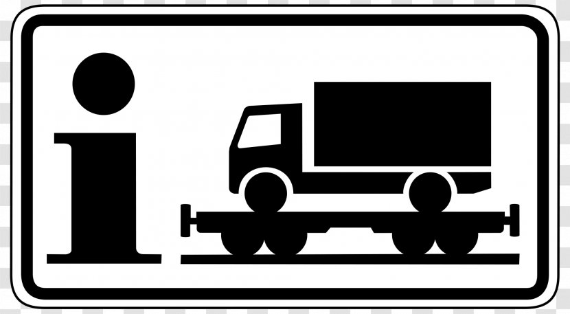 Traffic Sign Train Truck Transport - Technology Transparent PNG