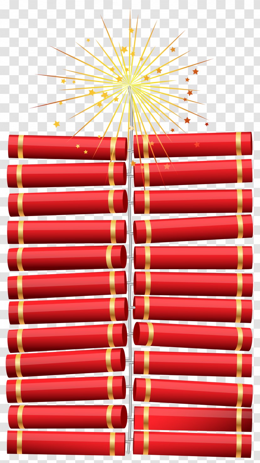 Firecracker Fireworks Skyrocket Christmas Clip Art - Symmetry - Firecrackers Transparent PNG