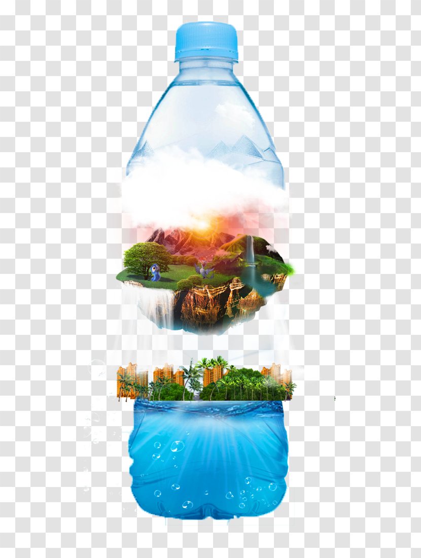 Mineral Water Bottled - Environmental Protection Material Transparent PNG